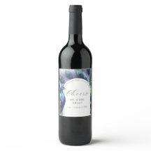 Custom Wine Labels Peacock