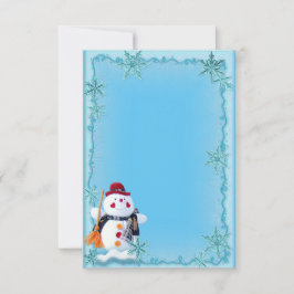 Custom Winter Wedding Einladung