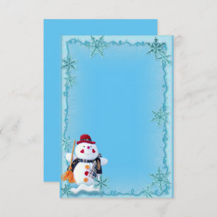 Custom Winter Wedding Einladung