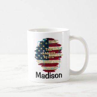 Custom Wisconsin Staat Kaffeemaschine Tasse