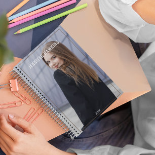 Custom Women Foto Elegant Clean Weekly Persönlich Planer