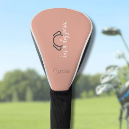 Custom Women Pink Golf Head Cover Headcover