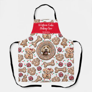 Custom Woofmas Cookie Backen Crew Hund Xmas Schürze