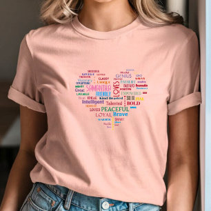 Custom Word Art Heepake hinzufügen Ihre eigenen Wo T-Shirt