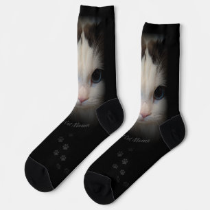 Custom World's Best Cat Mama Crew Socks Socken