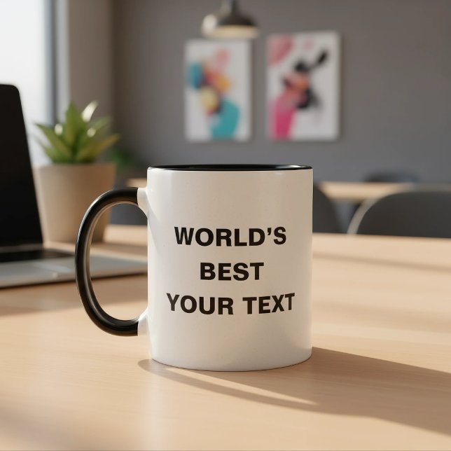 Custom World's Best Personalized Coffee  Tasse (Von Creator hochgeladen)