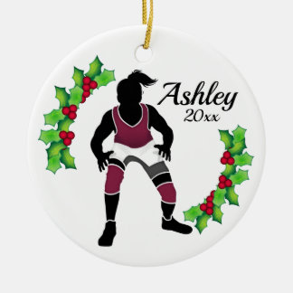 Custom Wrestling Weihnachtsfeier Keramik Ornament