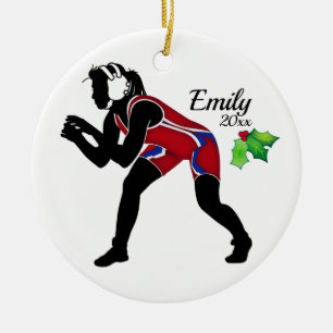 Custom Wrestling Weihnachtsschmuck Red