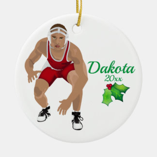Custom Wrestling Weihnachtsschmuck Red