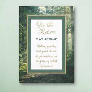 Custom wünscht Retiree! Ruhestand Karte