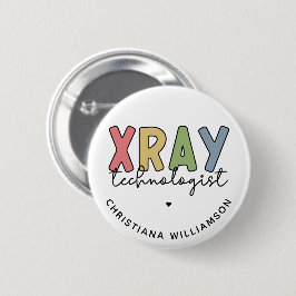 Custom Xray Technologist Röntgen Tech Geschenke Button