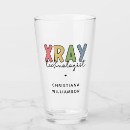 Custom Xray Technologist Röntgen Tech Geschenke Glas