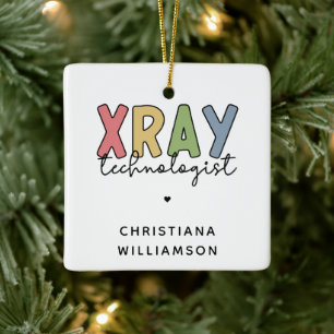 Custom Xray Technologist Röntgen Tech Geschenke Keramikornament