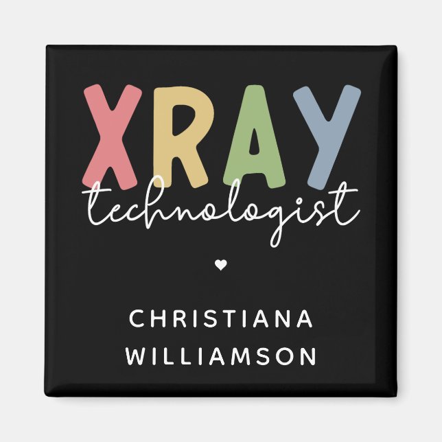 Custom Xray Technologist Röntgen Tech Geschenke Magnet (Vorne)
