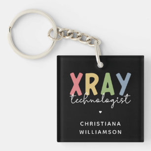 Custom Xray Technologist Röntgen Tech Geschenke Schlüsselanhänger