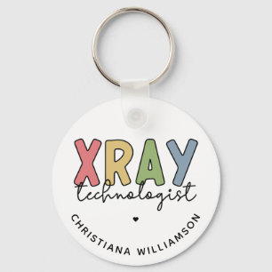 Custom Xray Technologist Röntgen Tech Geschenke Schlüsselanhänger