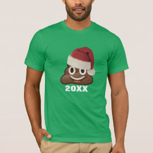 Custom Year Gekackt Emoji Funny Weihnachten Shirt