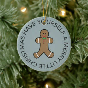 Custom Year Gingerbread man Ornament