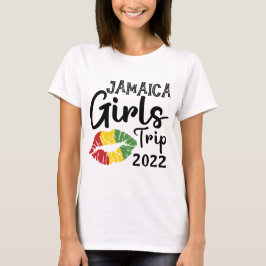 Custom Year Jamaica Girl Trip Matching T-Shirt