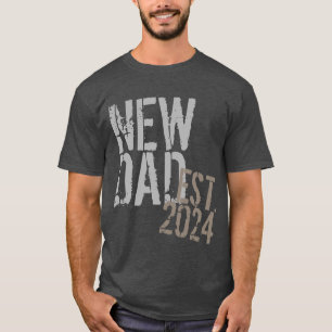Custom Year New Dad Grunge Vatertag T-Shirt
