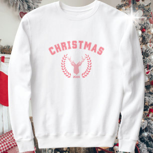 Custom Year Pink Christmas Sweater Sweatshirt