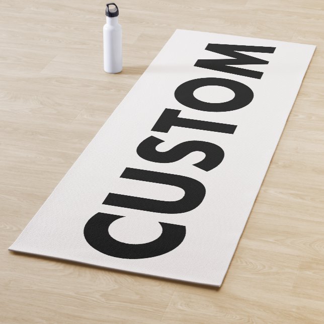Custom Yoga Mat 1 Sided Print LANDSCAPE Orientated Yogamatte (Beispiel)