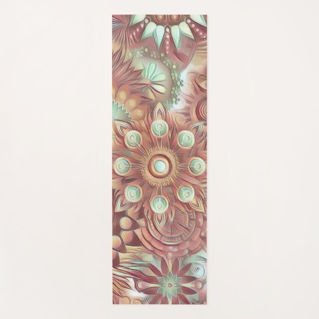 Custom Yoga mata mandala Yogamatte (Vorderseite)