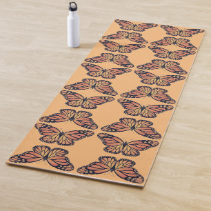 Custom Yoga matt Monarch Schmetterlinge Yogamatte