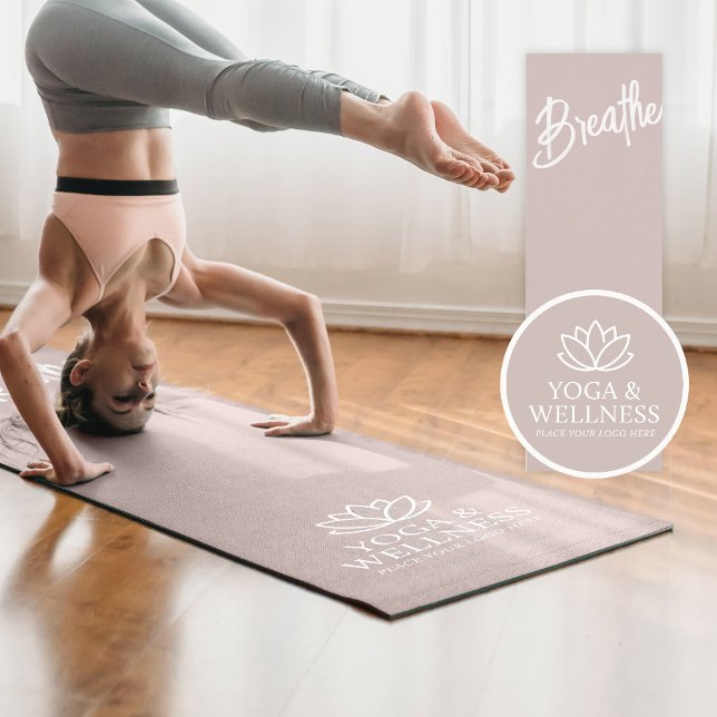 Custom Yoga Studio Logo Mat - Business Werbeaktion Yogamatte (Von Creator hochgeladen)