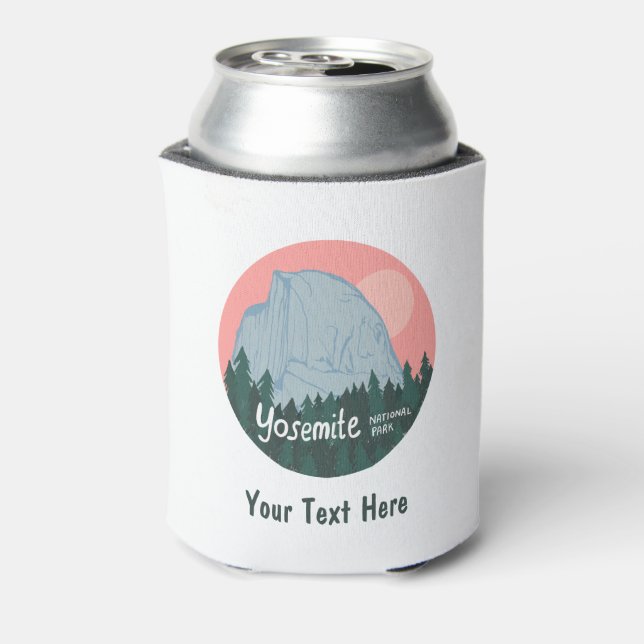 CUSTOM Yosemite Nationalpark Halbkuppel Kunst Dosenkühler (Kanne Rückseite)