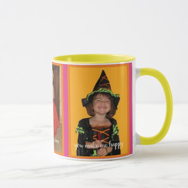 Custom "You are my sunshine" Happy Foto Template Tasse (Rechts)
