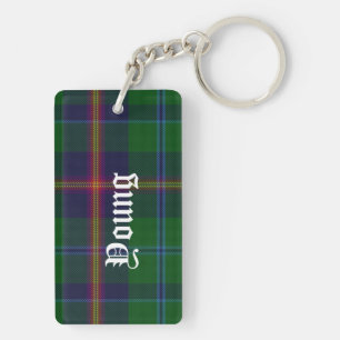 Custom Young Tartan Kariert Key Chain Schlüsselanhänger