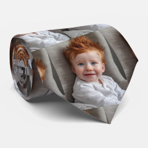 Custom Your Baby Family Neck Tie Krawatte