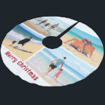 Custom Your Foto Collage Christmassenbaum Skirt Polyester Weihnachtsbaumdecke<br><div class="desc">Weihnachtsbaumrock mit individueller Fotomaterial und Text - Einzigartiges Eigendesign - Personalisierte Familie / Freunde oder Persönliche Baumrinde / Geschenk - Text und Fotos hinzufügen - Vergrössern und verschieben Sie Elemente mit dem Anpassungs-Tool ! Wählen Sie Schriftart / Größe / Farbe! Viel Glück - Seien Sie glücklich :)</div>