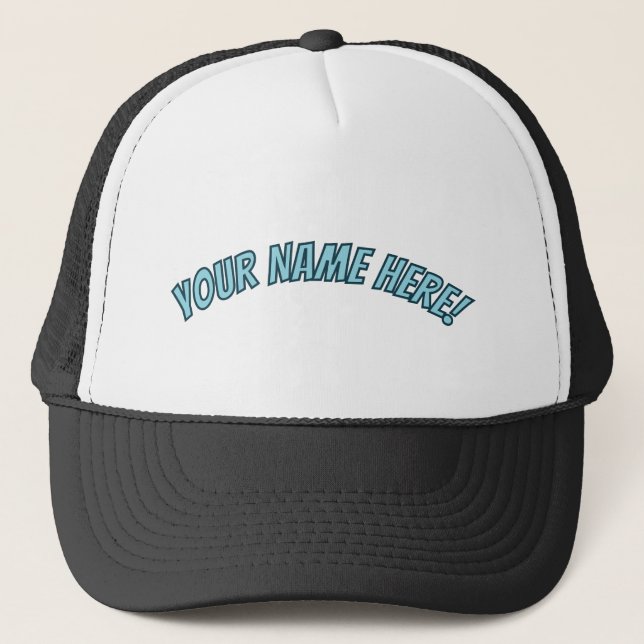Custom "Your name here" Trucker Hat - Personalisie Truckerkappe (Vorderseite)