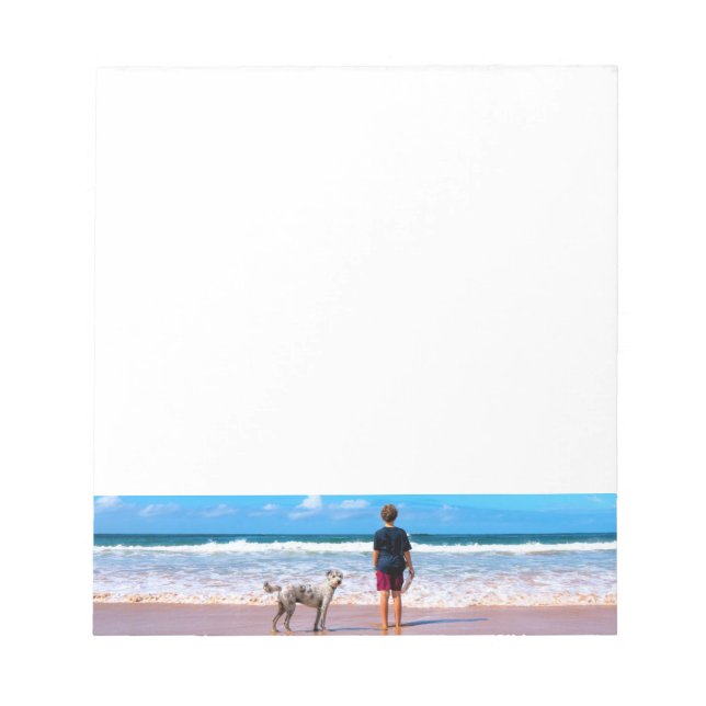Custom Your Pet Photo Notepad Notizblock (Vorderseite)