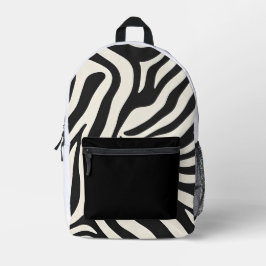 Custom Zipper Monogram Totbeutel Bedruckter Rucksack