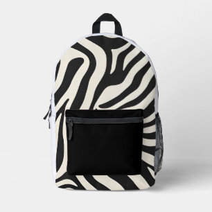 Custom Zipper Monogram Totbeutel Bedruckter Rucksack