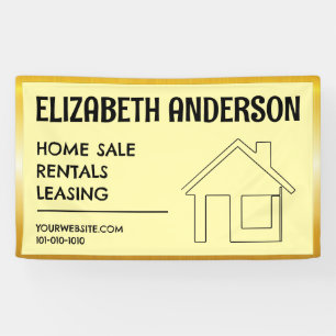 Custom Zuhause Sale Kommerziell Rental and Lease Banner
