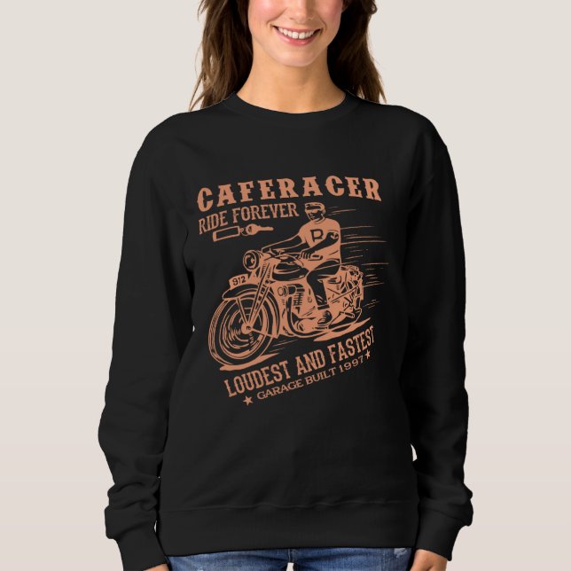 Custombike Custom Bikes Bike Motorcycles Oldschool Sweatshirt (Vorderseite)