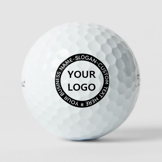 CustomBusiness-Logo-Text - Ihre Briefmarke für Gol Golfball (Vorderseite)