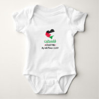 Custome Baby Palestine heart
