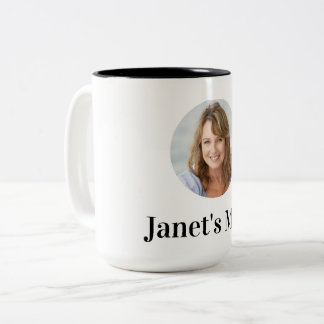 Customisable Photo Mug With Editable Text Zweifarbige Tasse