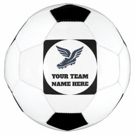 Customisable Soccer Team Winged Football Boot Logo Fußball