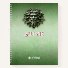 Customizable 8.5 x 11 Beltane May Day Notebook Notizbuch