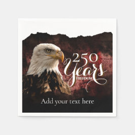 Customizable America's 250th Birthday Paper Napkin Serviette