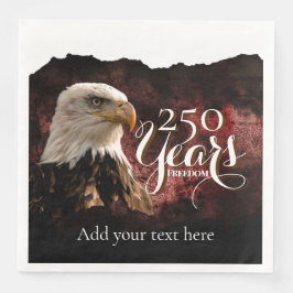 Customizable America's 250th Birthday Paper Napkin Serviette