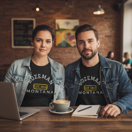 Customizable Arched City/Town/State Pride T-Shirt