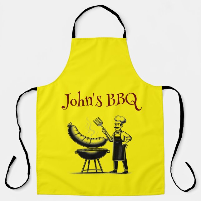 Customizable BBQ Master Chef  Schürze (Vorderseite)