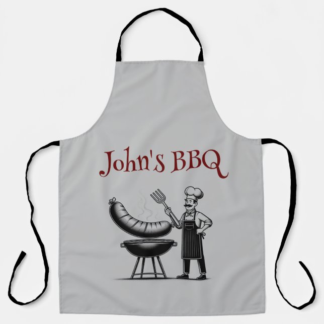 Customizable BBQ Master Chef  Schürze (Vorderseite)
